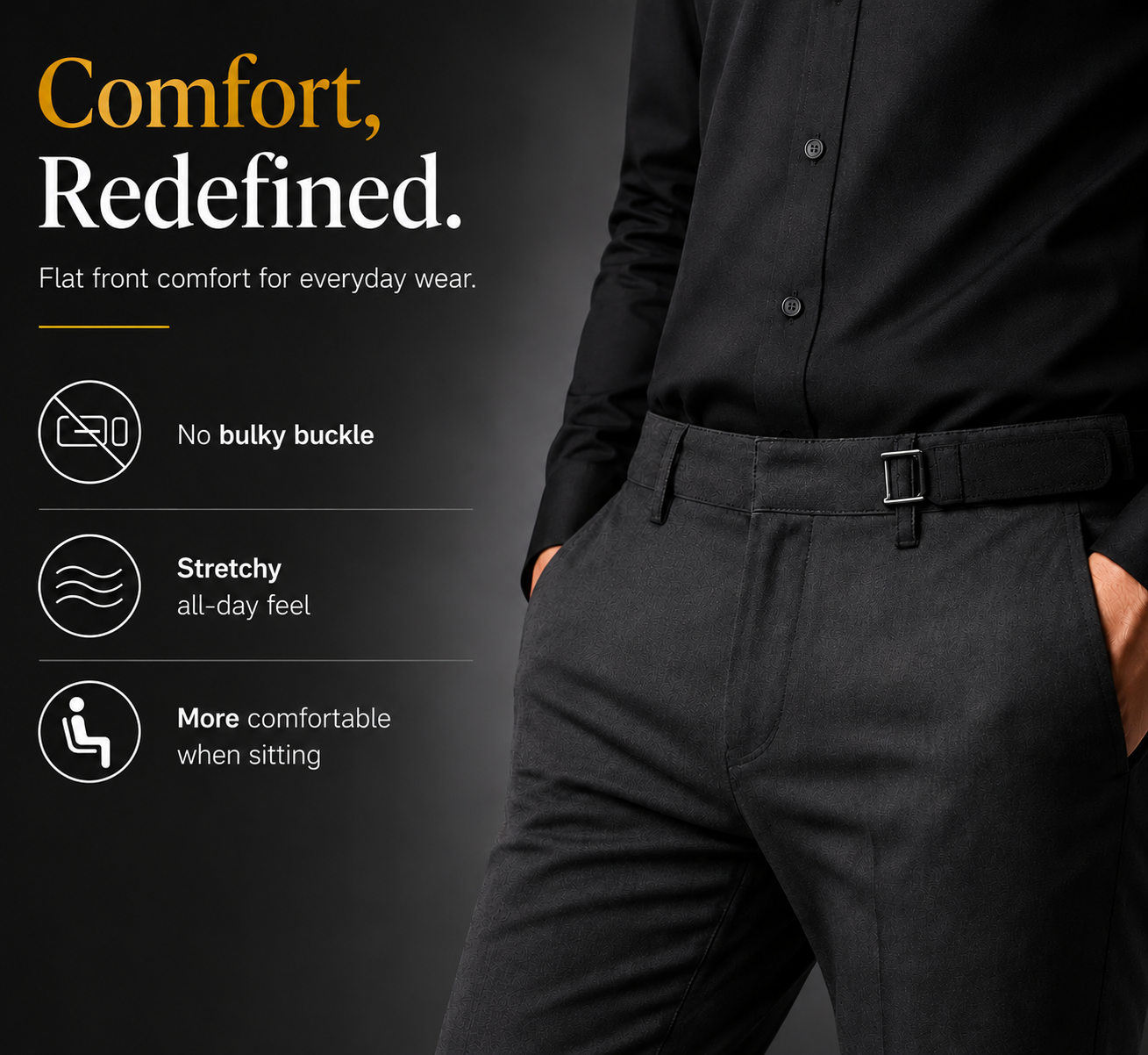 ArchFlex™ - Buckle Less Belt