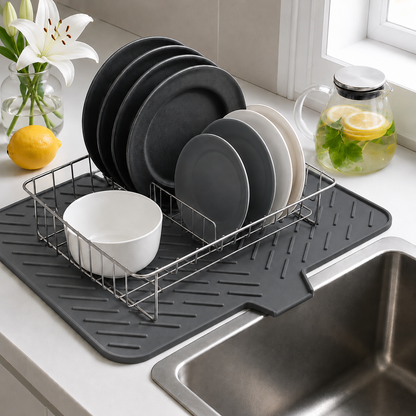 FlowDry™ Silicone Dish Drying Mat
