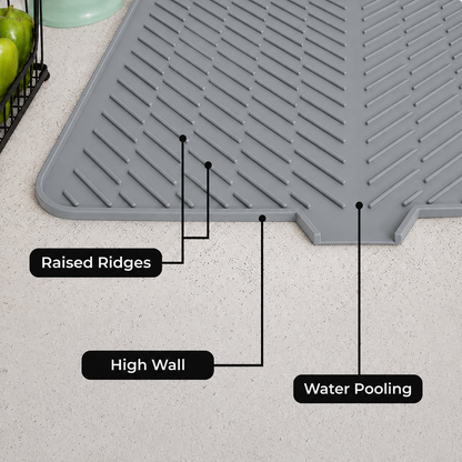 FlowDry™ Silicone Dish Drying Mat