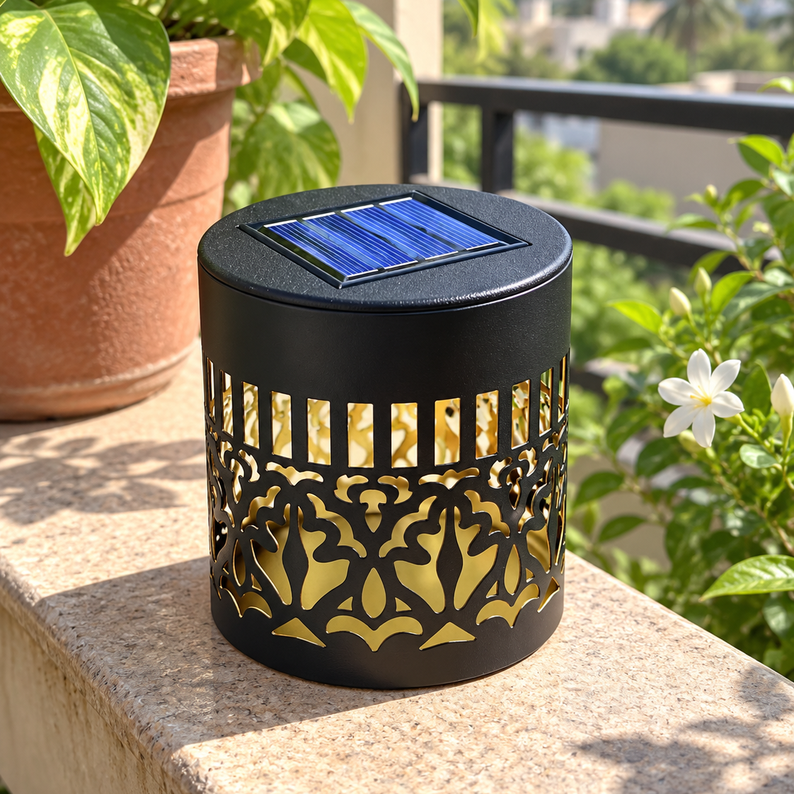 SolarDiya™ Mandala Projector Light